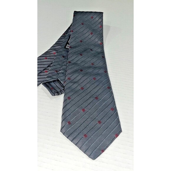Brioni Striped Tie Silver Hand Made 100% Silk Tie Italy Mens Luxury 3.5 X 58 - Picture 14 of 14